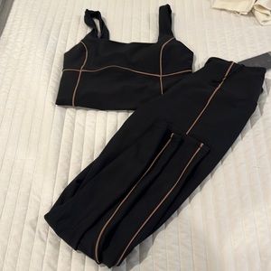 Matching set new with tags leggings size xtra small top size small